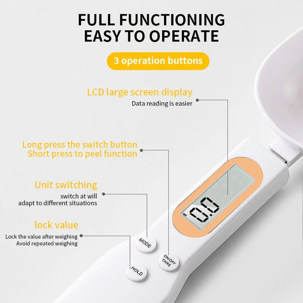 Pocket-Sized Digital Spoon Scale